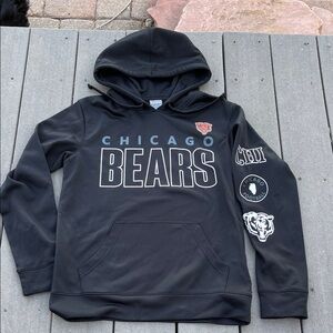 Fanatics Men’s Black Chicago Bears Blackout Pullover Hoodie size S